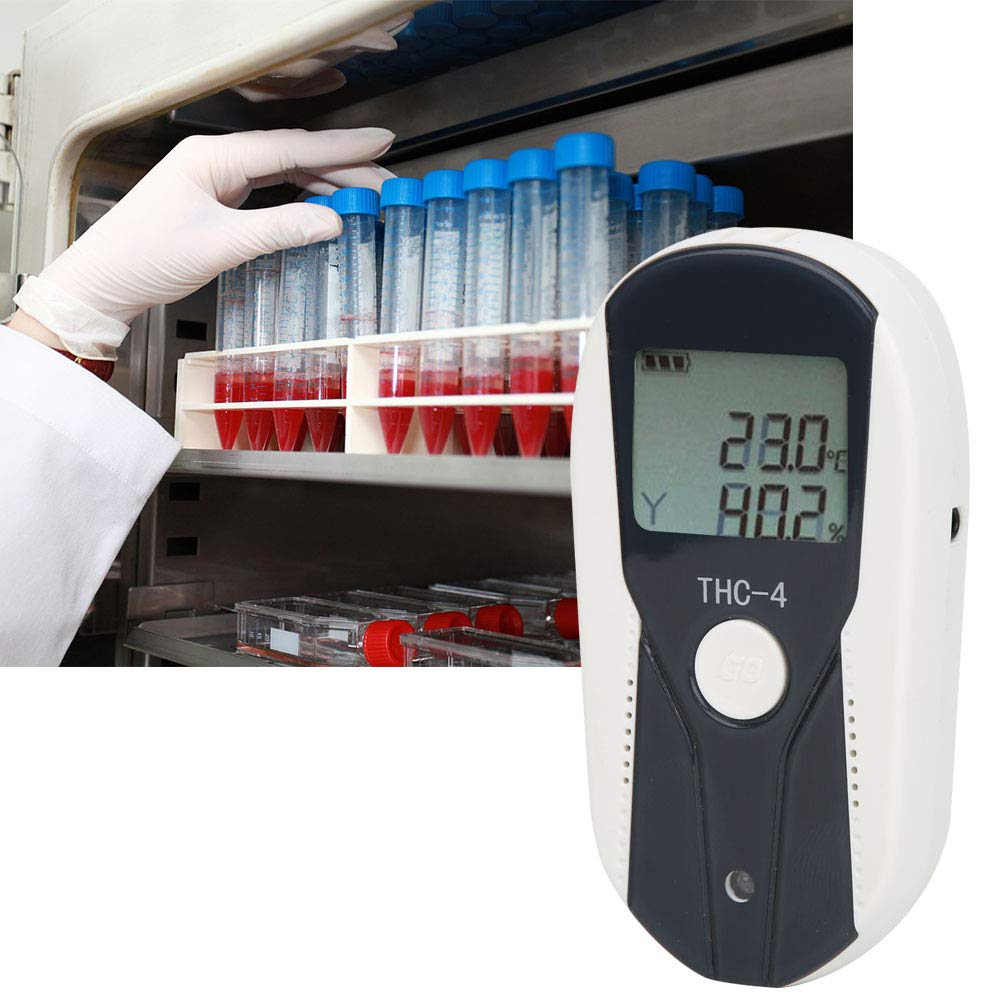 Set 4 Termometri Digitali Con Igrometro - Mini Misuratore Umidit&agrave; E Temperatura Per Casa, Serre E Animali