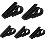 Vanpower Pack of 5 Golfer Cigar Perfecto Clip Holder Portable PP Plastic&comma;Black