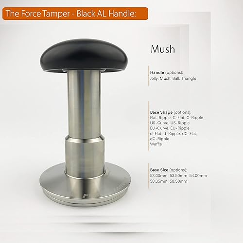 Miniatura 2 de The Force Tamper - Juego de presión de impacto automático para café de presión de constancia ajustable y autolevelación (zuma, 2.303in)