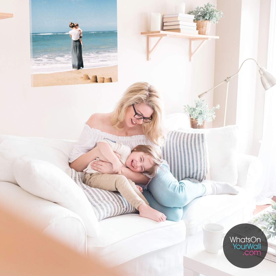 Photo Canvas your Image | Framed Canvas Prints | Personalised Family Wall Art | Customise your Photo for perfect Picture for Living Room Kitchen Ready to Hang