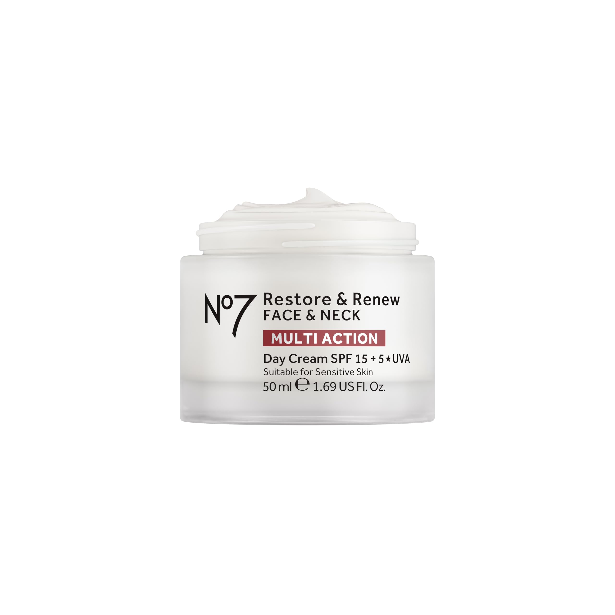 No7 Restore & Renew Multi Action Tagescreme - Anti-Aging LSF 15, 50 ml