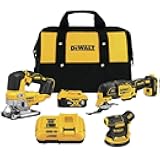 20V MAX Power Tool Combo Kit, Cordless Woodworking 3-Tool Set with 5ah Battery and Charger (DCK300P1)