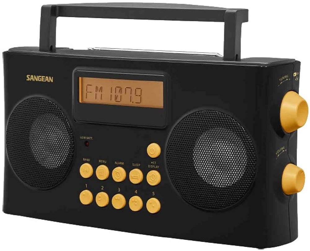 Sangean PR-D17 AM FM-RDS Portable Radio Specially Designed for The Visually Impaired with Helpful Guided Voice Prompts high
