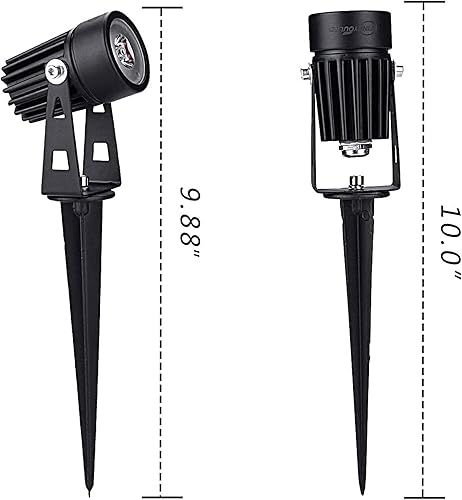 Miniatura 6 de DLLT - Focos solares LED para exteriores para paisajes, luces de pared 2 en 1, con energía solar, luz de bajo voltaje para paisajismo al aire libre
