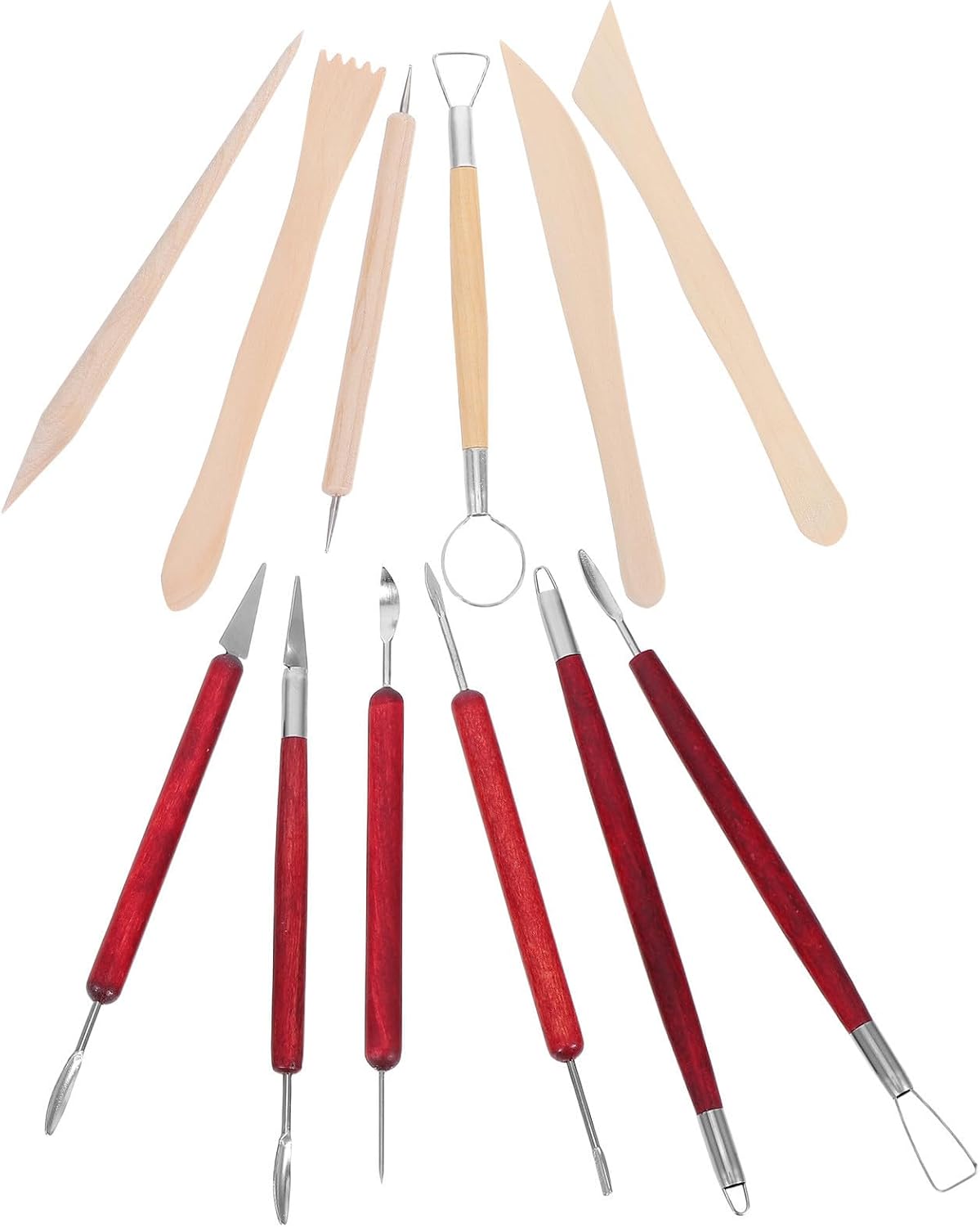 12pcs Clay Tool Set for Beginners and Pottery Enthusiasts Kit