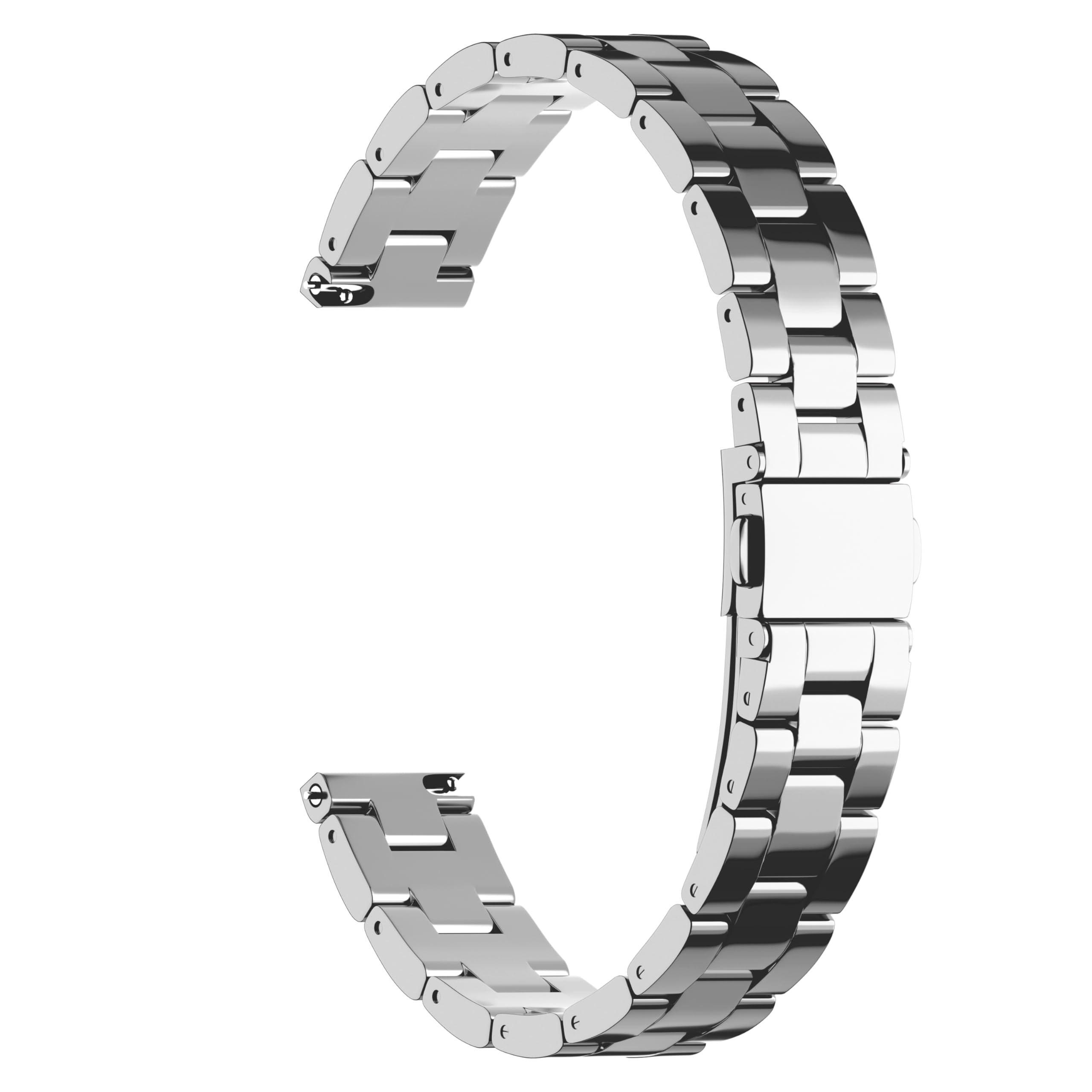 Bracelet de montre compatible avec Garmin Lily 2, 14 mm en métal classique, accessoire de rechange en acier inoxydable pour femme, compatible avec Lily2
