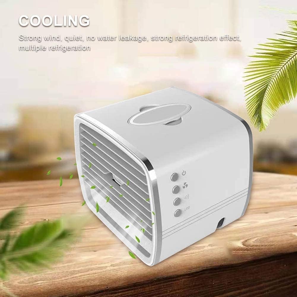 Mini Air Cooler Air Conditioner Fan Portable Air Conditioner Mini Air Condition with Handle,Led Night Light