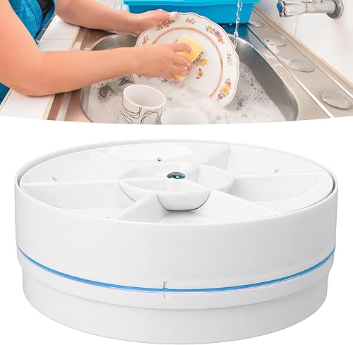Miniatura 9 de Lavavajillas USB, lavadora ultrasónica para frutas y verduras, lavavajillas pequeño para el hogar para viajes, apartamento, hogar, dormitorio,