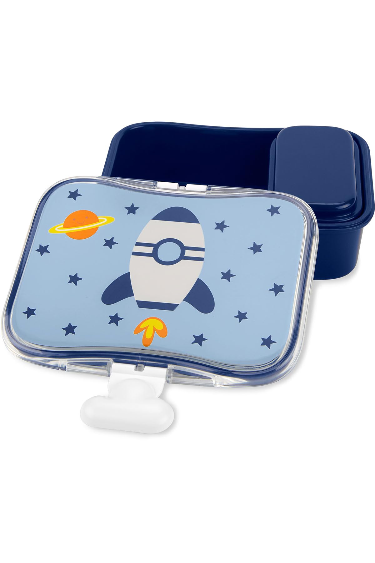 Skip Hop Boite Repas Enfant Fusée 700 ml - Enfants dès 3 Ans - Set 1 Lunch Box Enfant & 1 Boite à Goûter Enfant Pratique, Facile à Ouvrir - Sans BPA, Sans PVC & Sans Phtalates