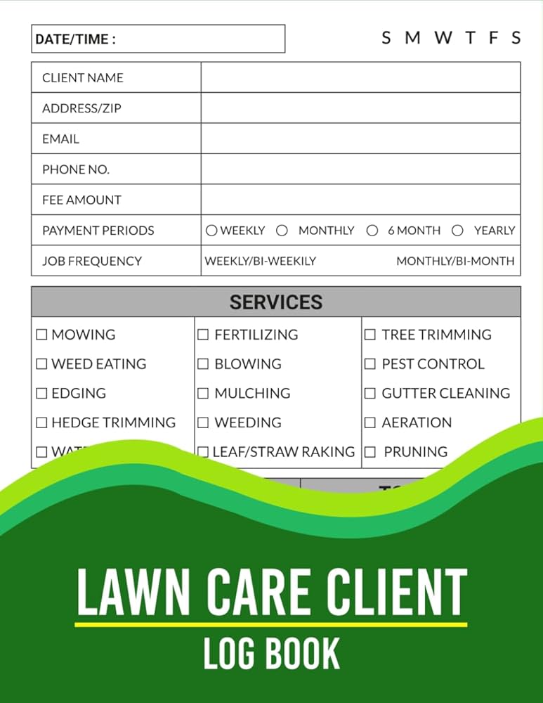 lawn-care-client-log-book-all-in-one-logbook-for-landscape-business-keep-record-of-your-client-s-information-easily-landscape-maintenance-book-lawn-mowing-and-landscape-appointment-logbook-publishing-minilawn-amazon-com-books for Free Printable Lawn Care Contracts Lawn care client Log book: All in one Logbook For Landscape Business, Keep Record of Your Client's Information Easily, landscape maintenance book,Lawn Mowing and Landscape Appointment Logbook: publishing, minilawn: Amazon.com: Books for Free Printable Lawn Care Contracts