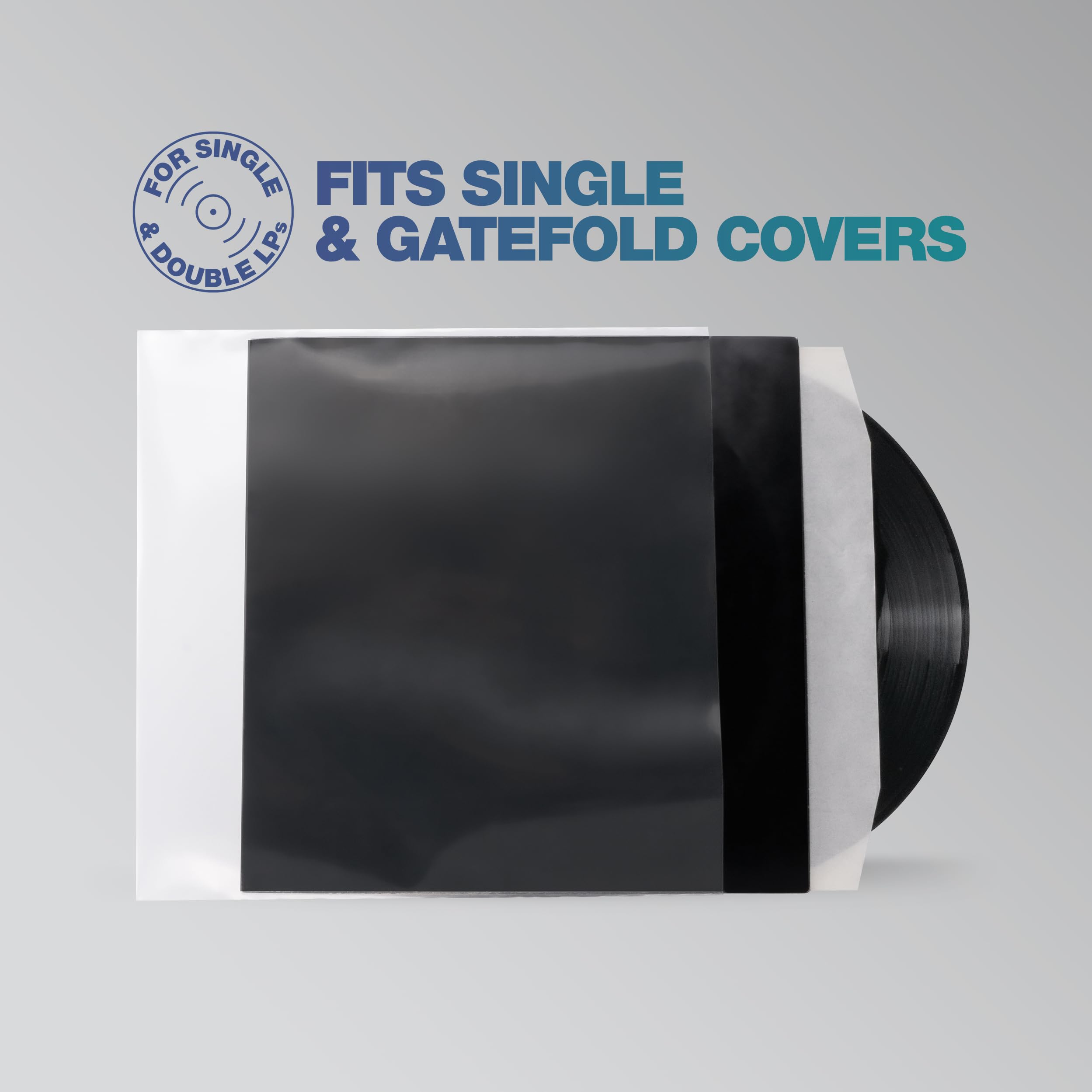 Reloop Premium 12“ Vinyl LP Outer Sleeves(100 pcs.) - Protection premium pour les collections de vinyles