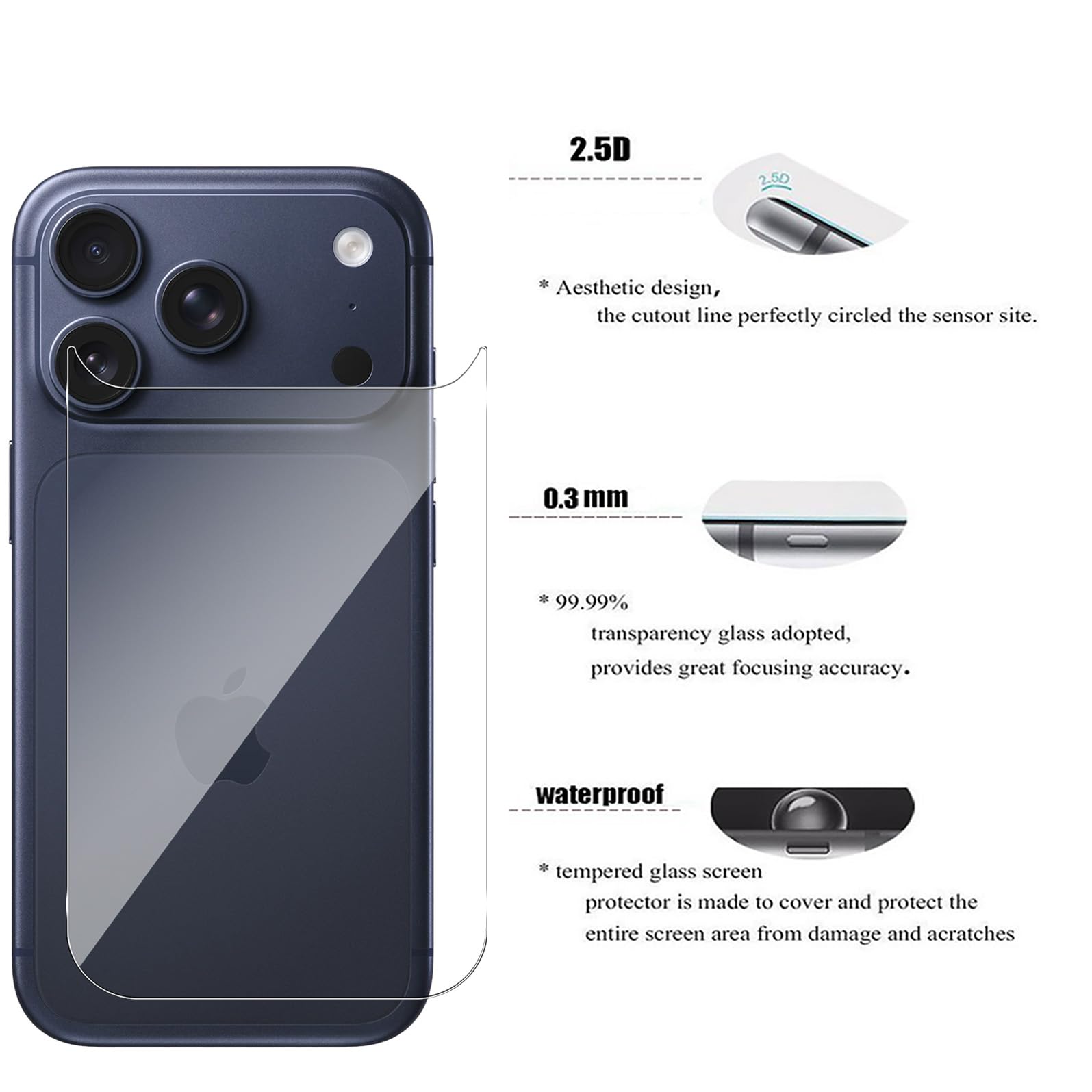 2x Kamera Schutzfolie Für IPhone 17 Air - 9H Härte Panzerglas Blasenfrei