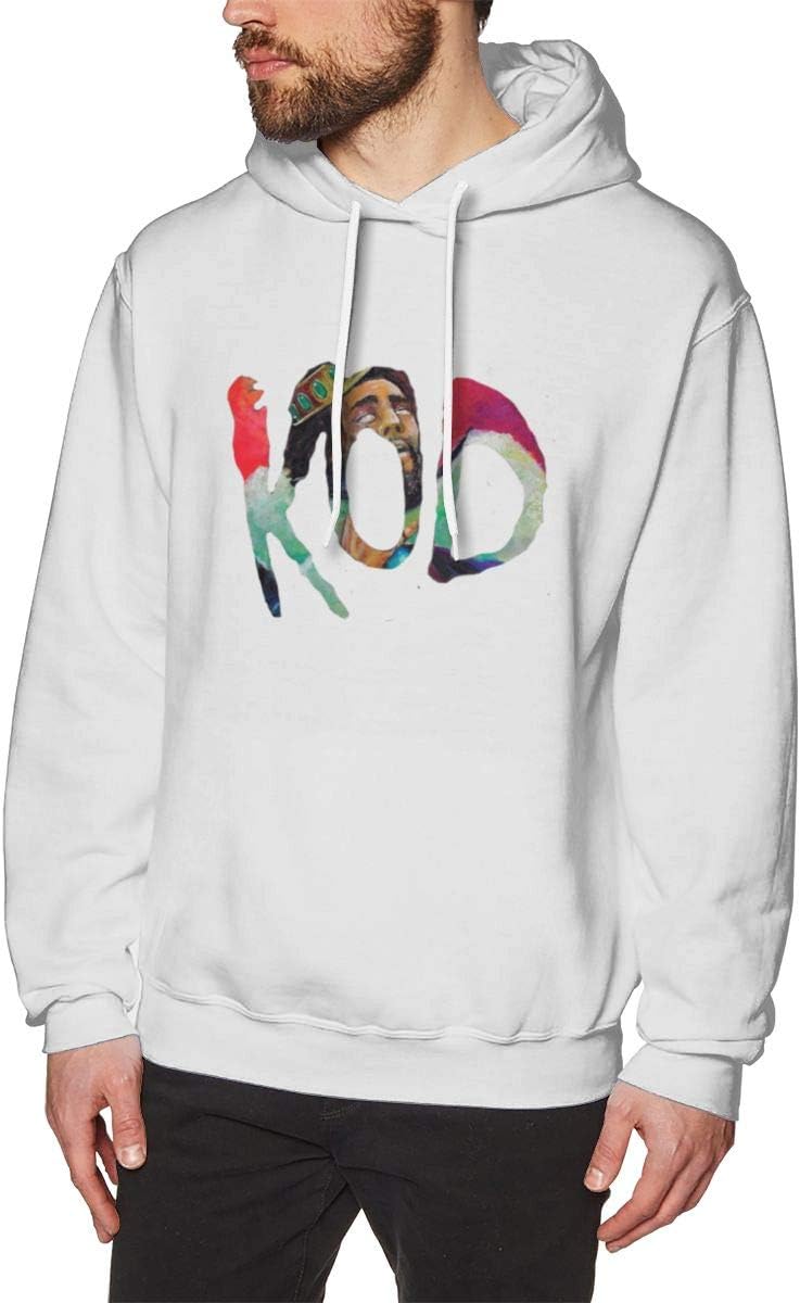 Kod J Cole Men's Pullover Hoodie (White, M)