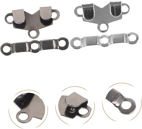 Miniatura 8 de COHEALI 20 pares de accesorios de ropa, cierre de costura, broches de costura, ganchos y ojos para coser pantalones, gancho, accesorios de costura,