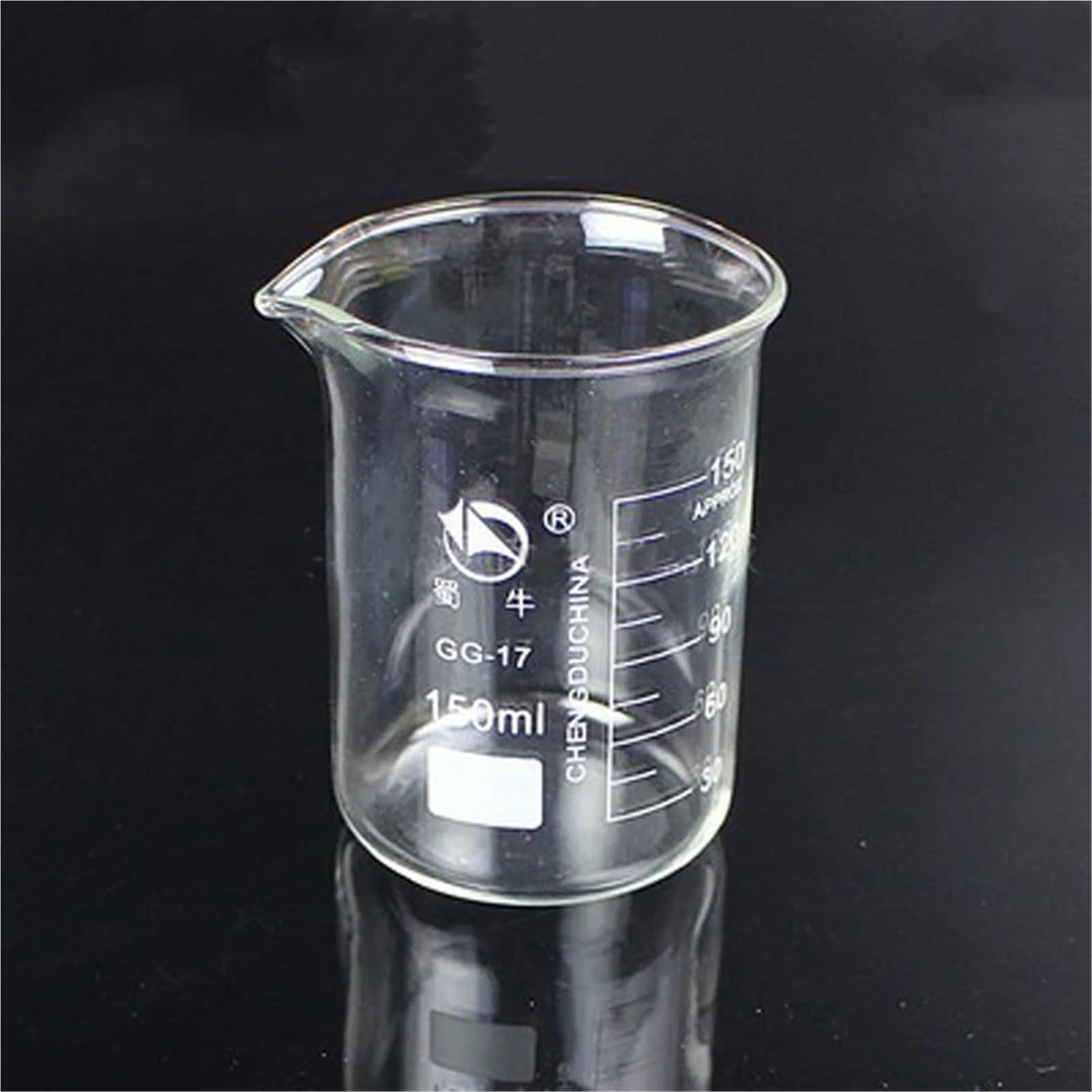 1 zestaw laboratoryjnych zlewki ze szkła borokrzemowego sprzęt laboratoryjny do eksperymentów chemicznych (2000 ml 1 sztuka)