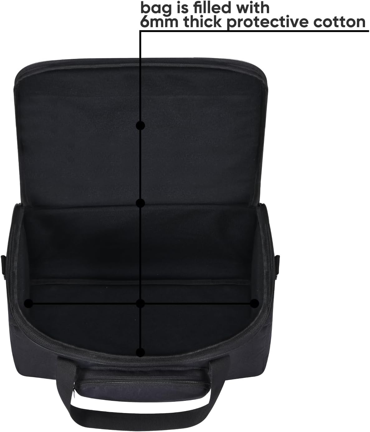 Carrying Case for Ultimate Ears Hyperboom,Hyperboom Shoulder Bag with Storage Pockets for Charger,Cable,Phone and Accessories,Suitable for Outdoor Activities, Travel, Picnic