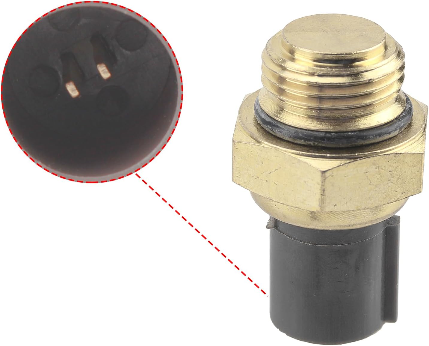 37760-P00-003 37870-PJ7-003 S2543 Coolant Fan Switch & Coolant Temperature Sensor & CONNECTORS for Acura CL MDX TL for Honda Accord Civic CR-V Odyssey Pilot for Isuzu Oasis 1992-2005