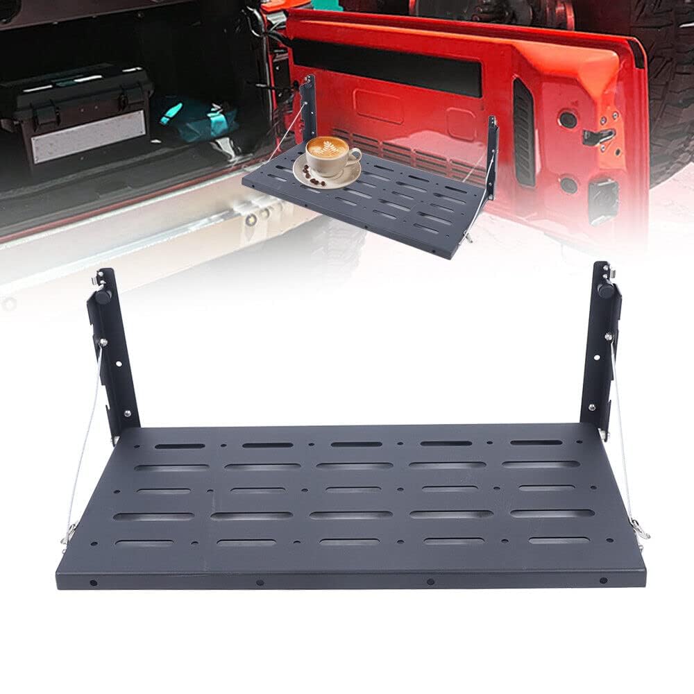 Table à manger pliante pour hayon de voiture ‎31 x 60 x 60 cm Charge maximale 75 lbs Table pliante pour Jeep Wrangler JK