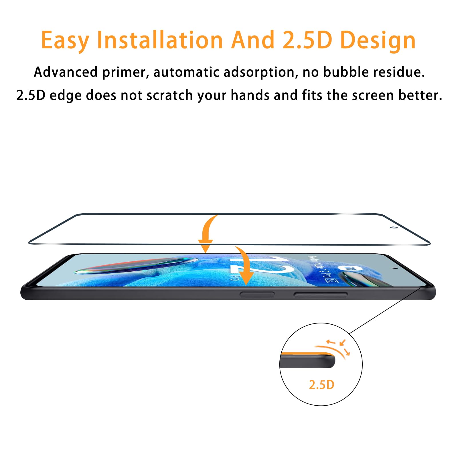Caisemo 3 Pack For Xiaomi Redmi Note 12 Pro 5G - Image 3