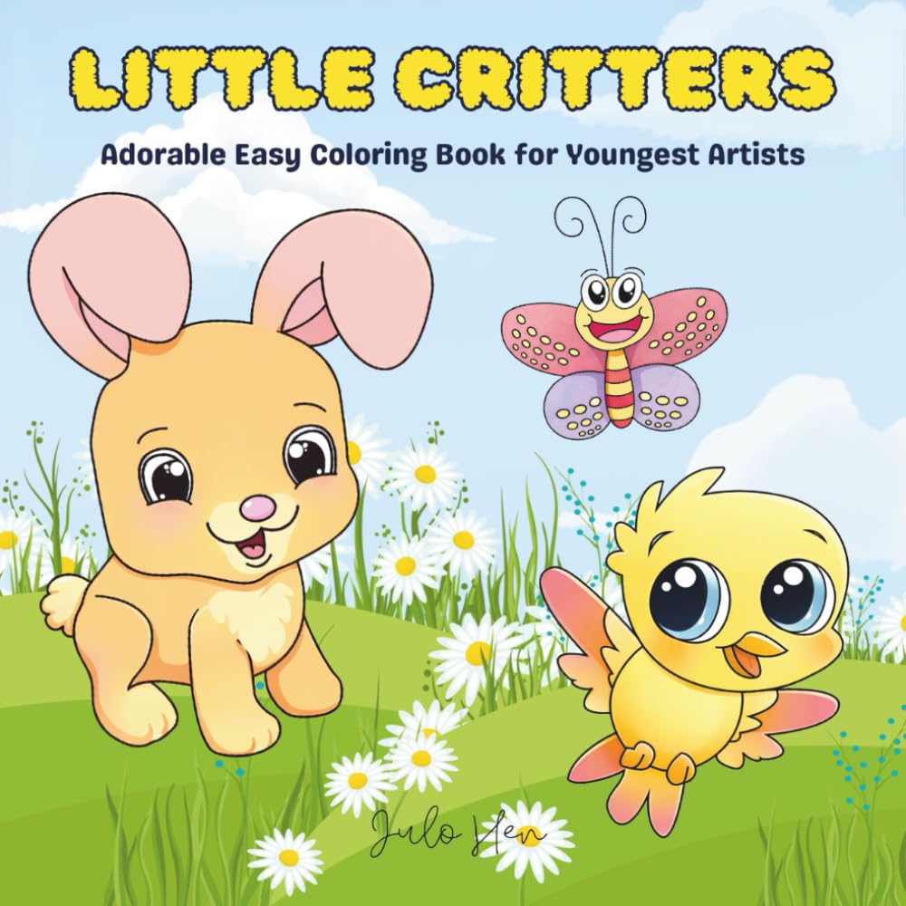 Little Critters: Adorable Easy Coloring Book for Youngest Artists