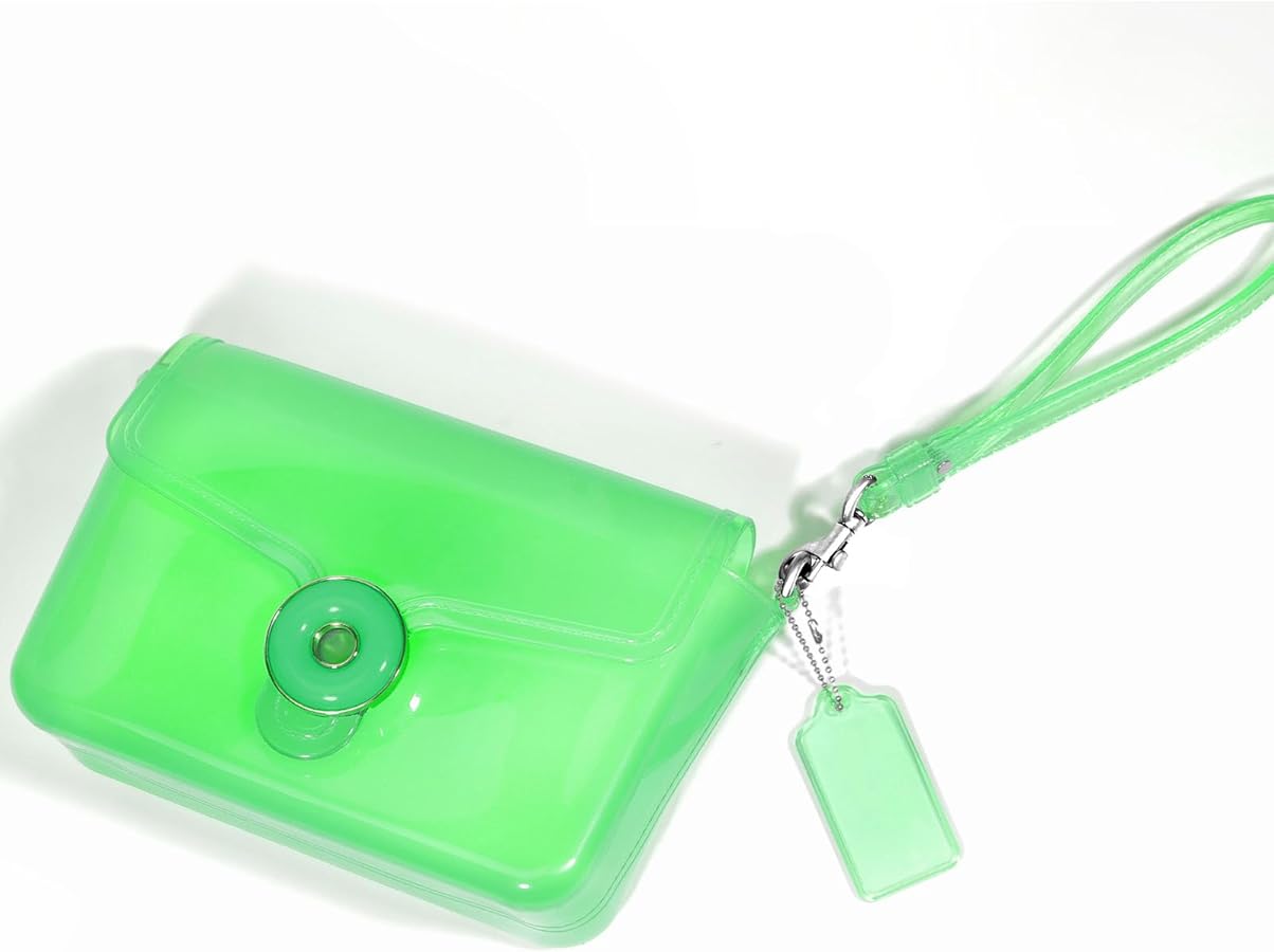 FASTFAIRY Summer Jelly Tabby Clear Bag: PVC With Adjustable Strap