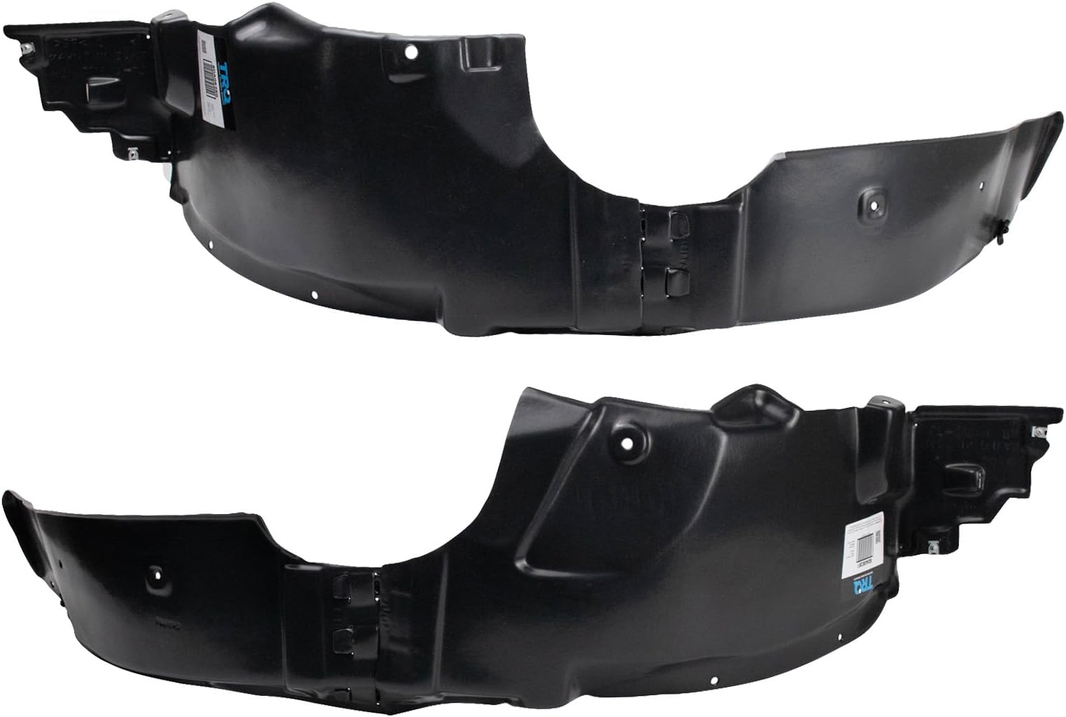 TRQ Inner Fender Liner Set Compatible with 2016-2019 Chevrolet Spark GM1248294 GM1249294