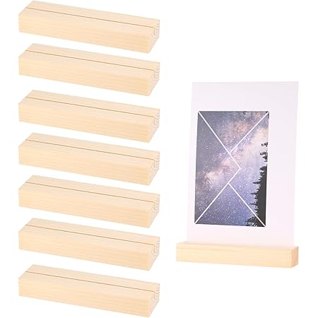 Worown 12 Pièces Porte Carte Bois, Porte-Photos Et | FindTheDeal
