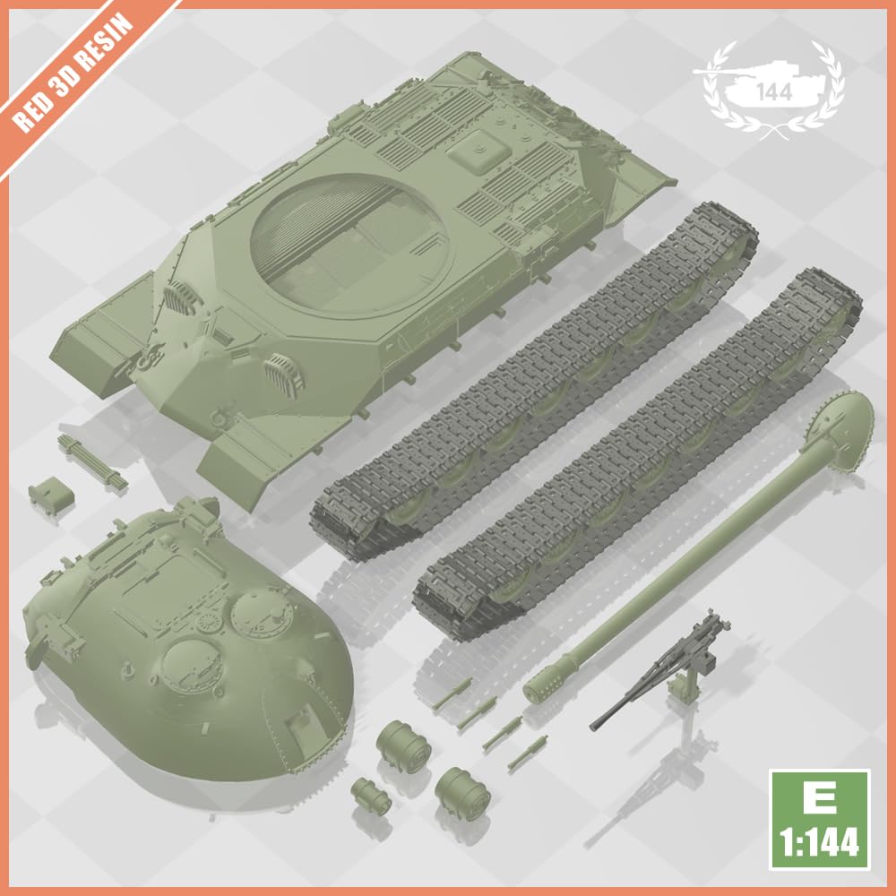 Amazon | 【1/144 TANK】【赤】【E】ロシア IS-7 重戦車 プラモデル