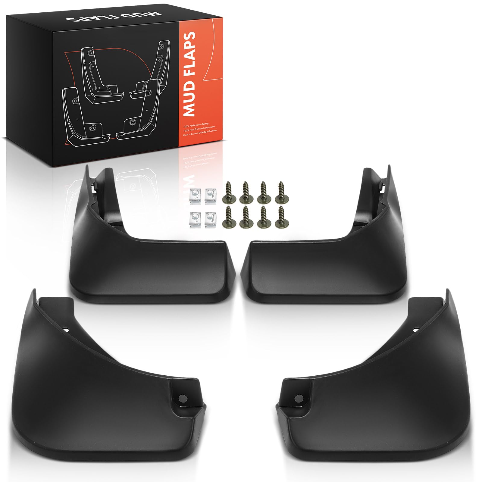 Frankberg 4x Mud Flaps for A-Class A-Class Saloon W177 All Engines 2019-2021