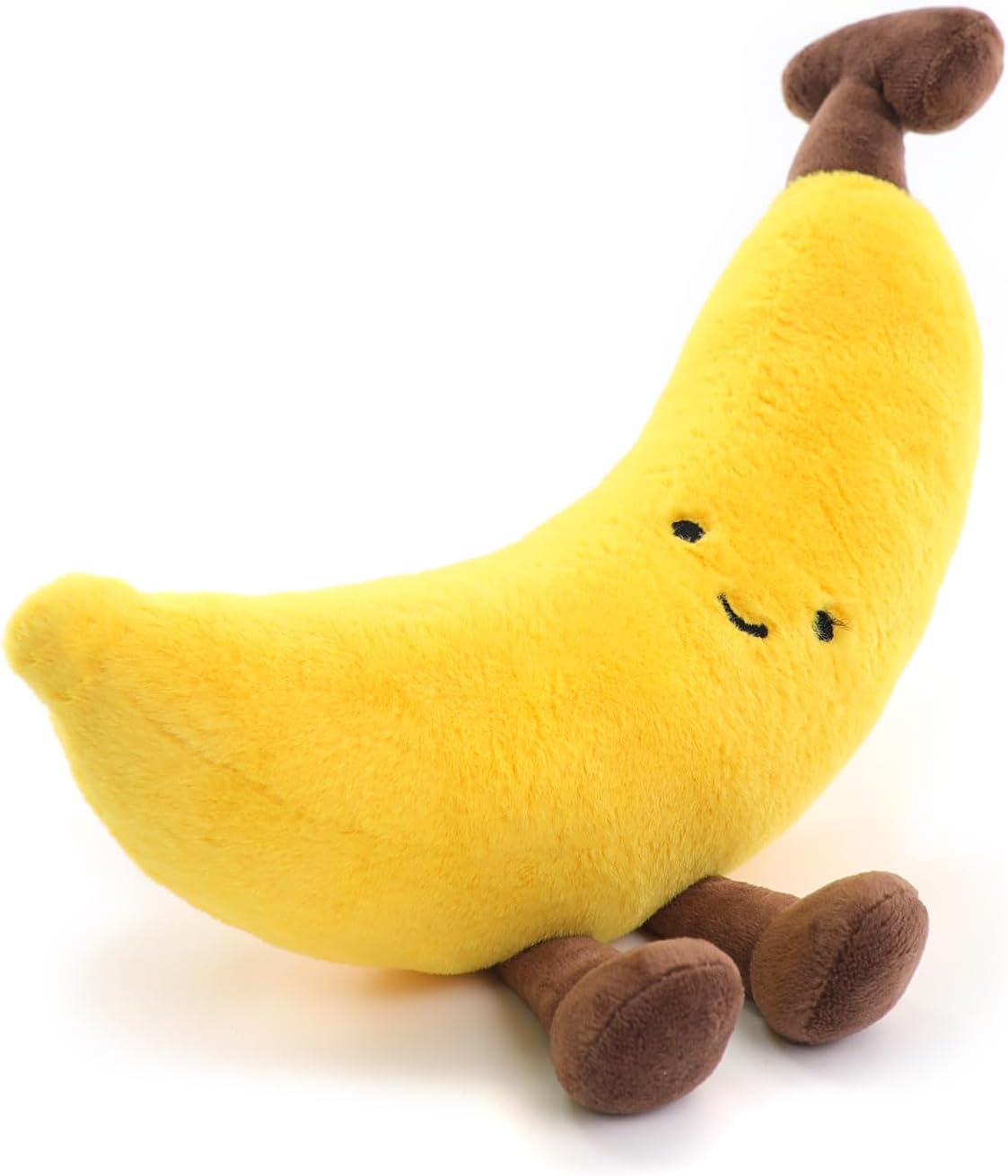 RECUR Banana Stuffed Animals Toy,Soft Fruit Banana Plush,12 Inches, Adorable Gift for All Ages