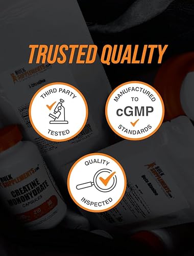 Miniatura 5 de BULKSUPPLEMENTS.COM Cápsulas de N-acetil L-glutamina - Suplemento de glutamina, L Cápsulas de glutamina - Salud intestinal y recuperación, glutamina