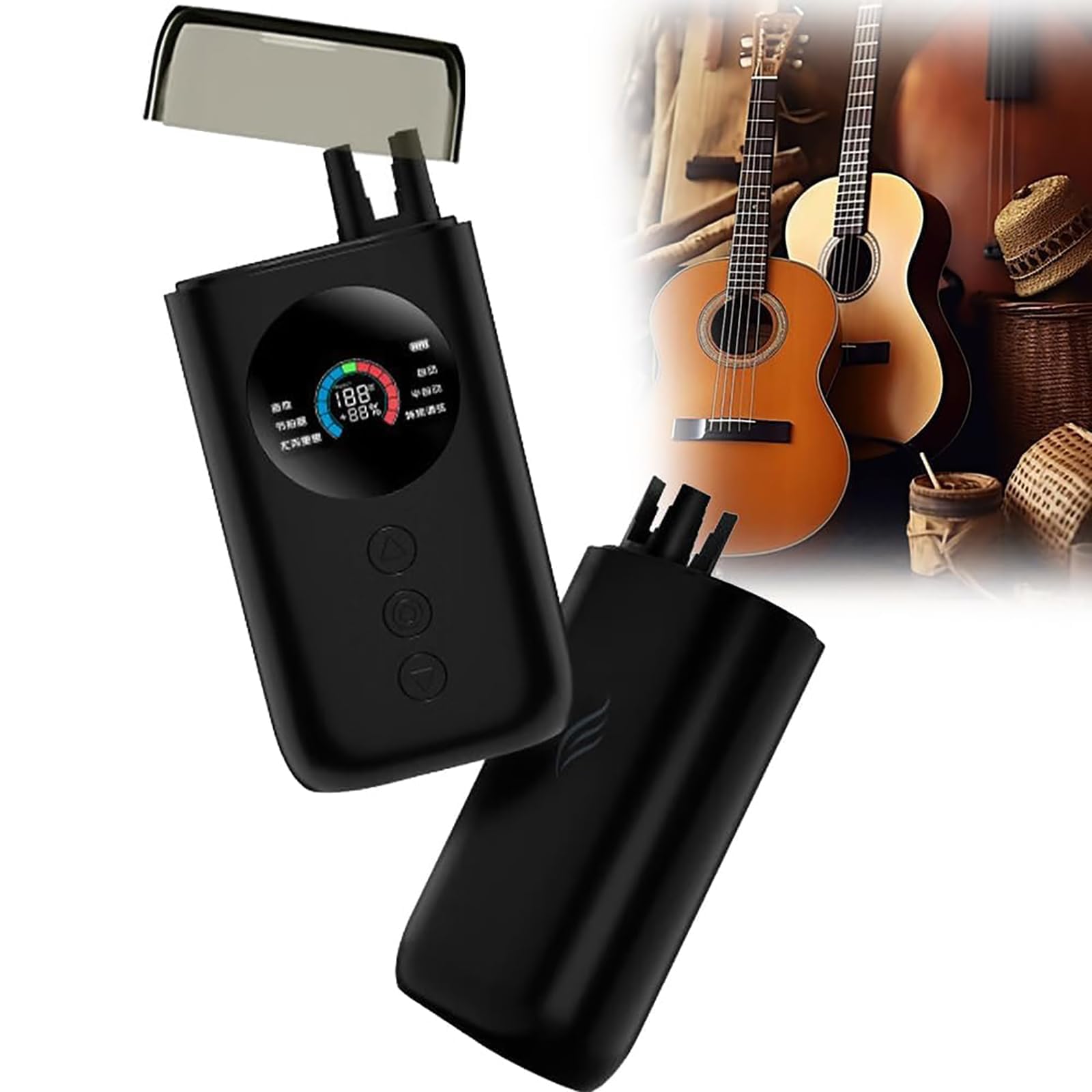 Sintonizzatore Di Chitarra Automatica, Strumento Strumenti a Corda Multifunzionale, Smart Winder, Con Schermo LCD a Colori, 2 Modalità Che Cambio, Per Chitarra Elettrica, Chitarra Acustica, Ukulele