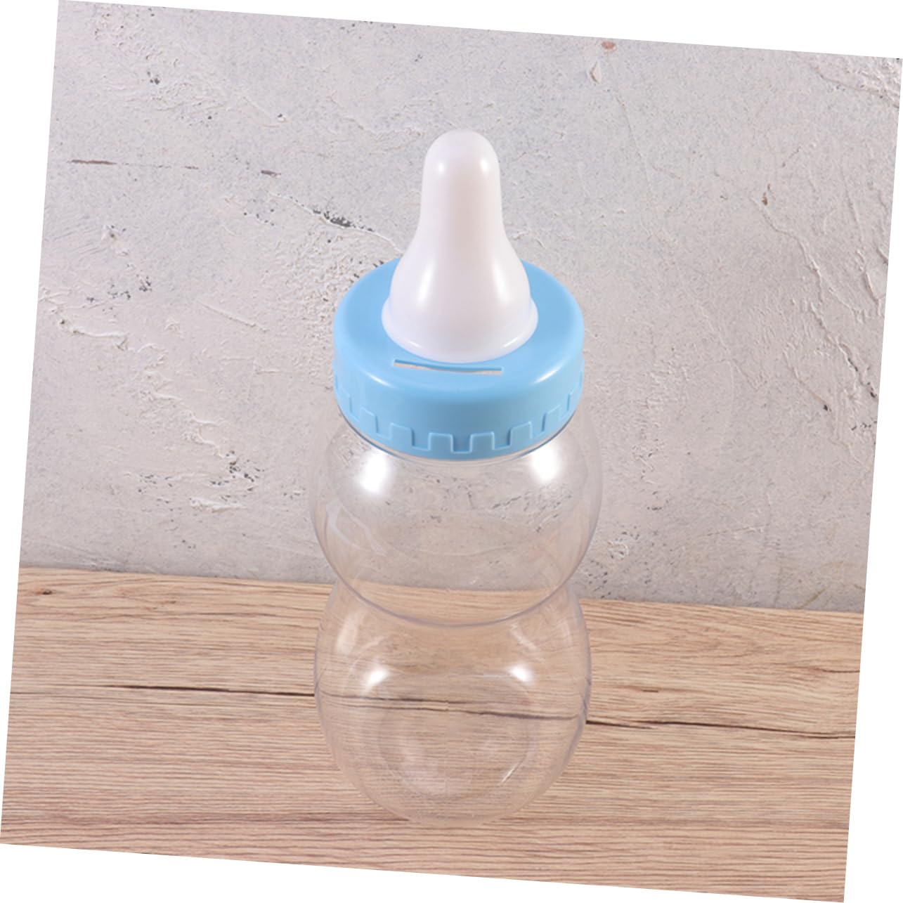 VALICLUD 2pcs Baby Bottle Piggy Bank Large Storage Jar for Coins and Candy Food-Grade Plastic Container for Baby Showers and Parties