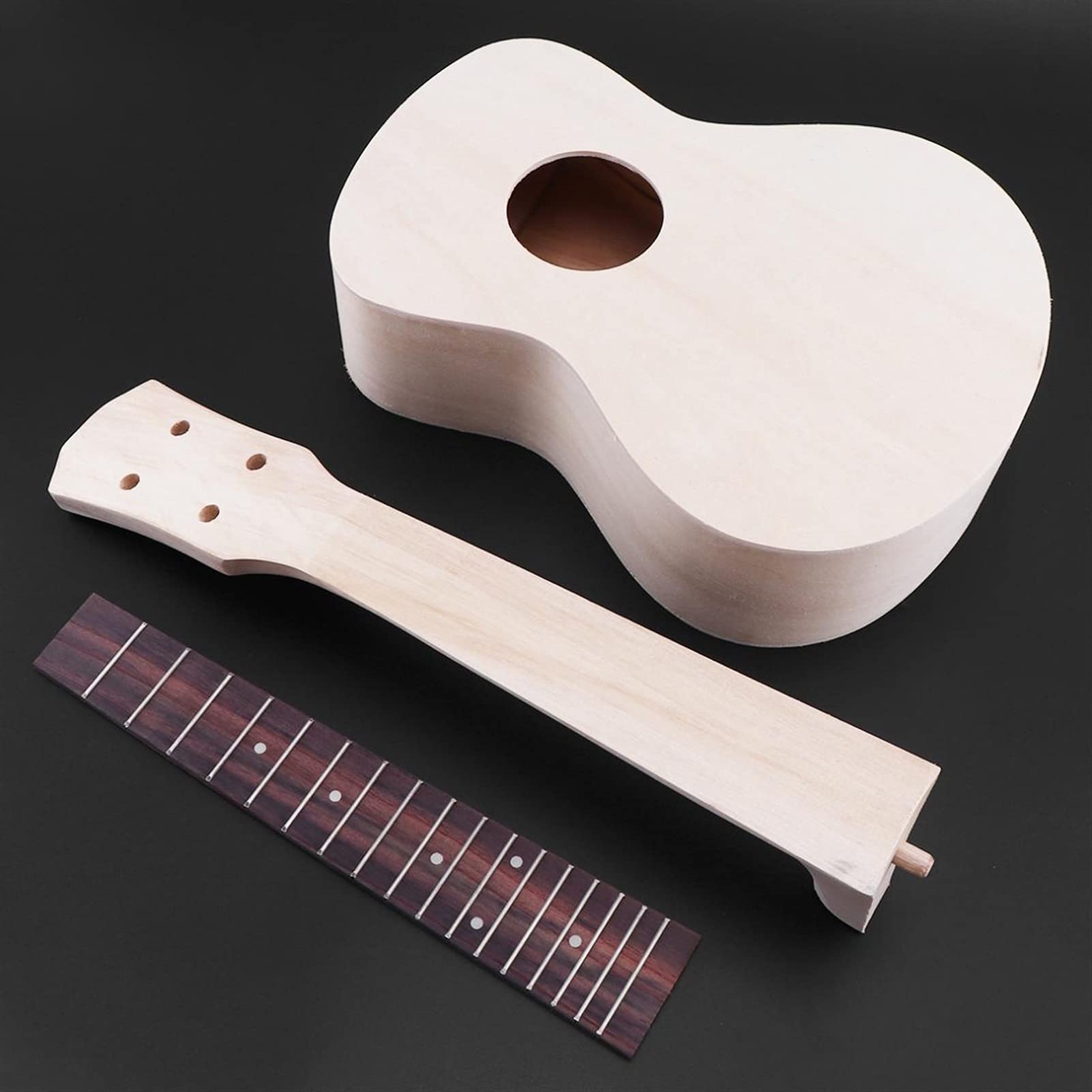 Ukulele koncertowe Początkujący Ukulele 23 Cal Ukulele DIY Kit Profesjonalna Podstrunnica Z Palisandru Gitara Hawajska Do Malowania Ręcznego Kampania Dla Rodziców I Dzieci