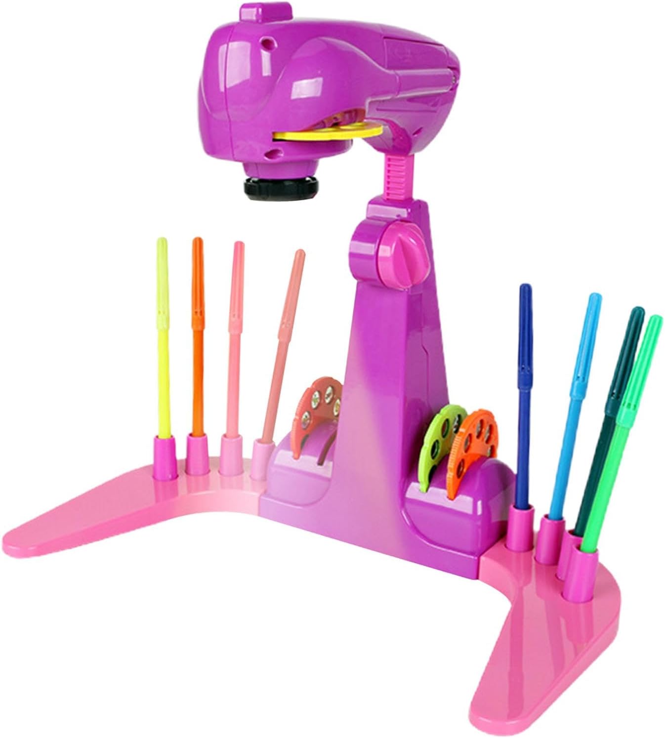 Kids Drawing Projector Educational Toys and Draw Painting Projector Graffiti Toy PP Material Suitable for Boys Girls 4 5 6 Years Gift Ho, Violet