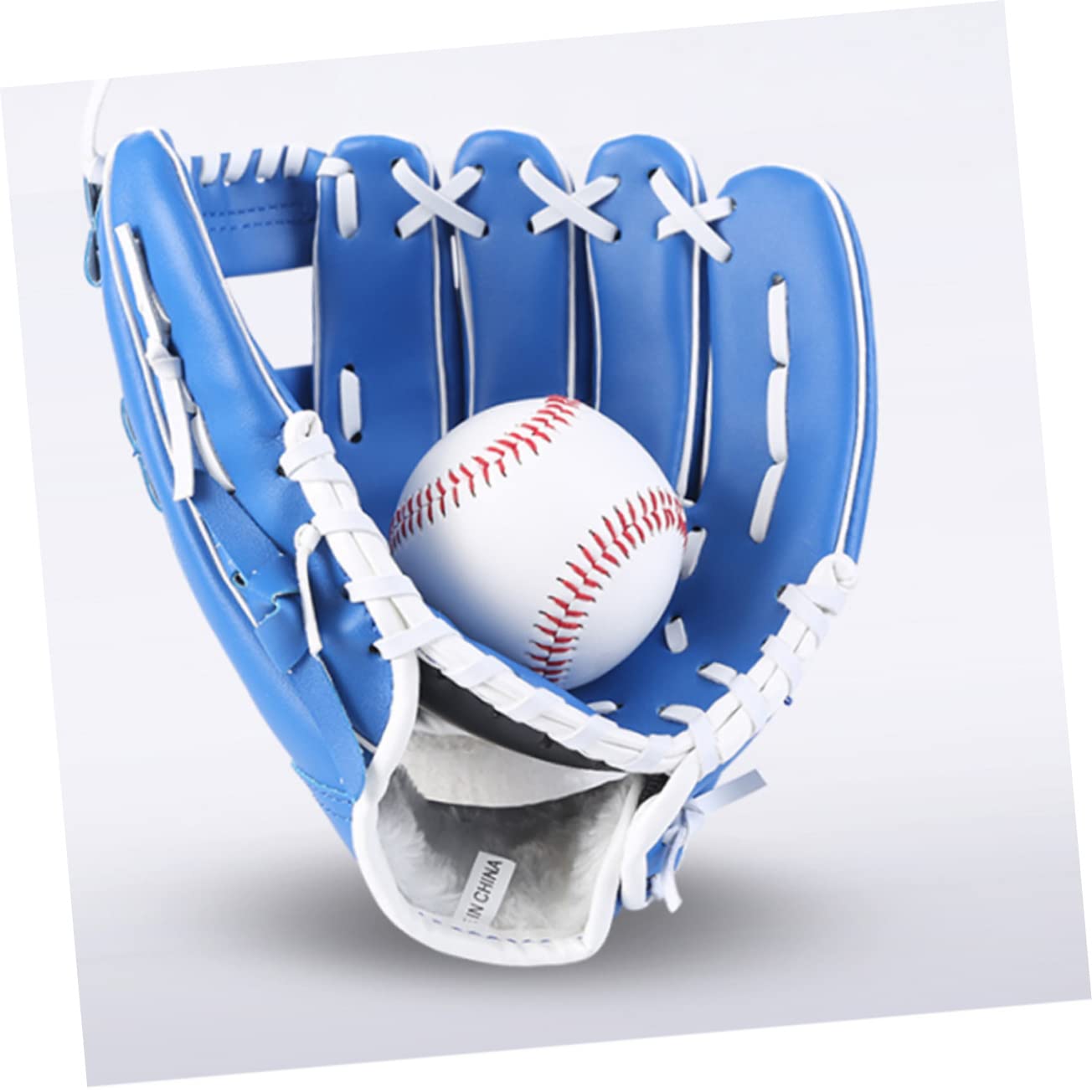 Mipcase Infielder's Glove 12.5 Softball Glove Thicken Pu PVC Perfect for Training Random Color