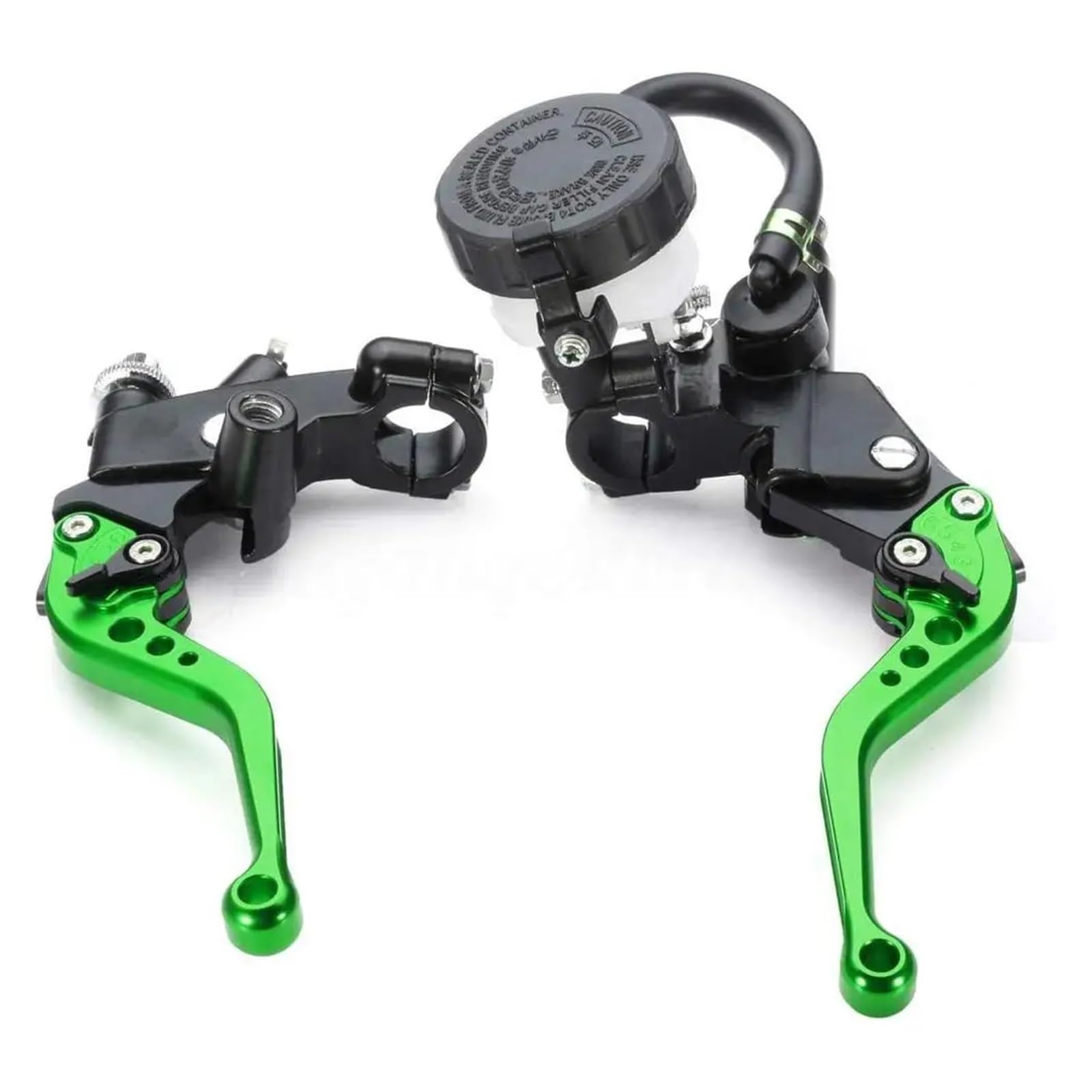 YWQJIOPM Motorcycle Brake Clutch Lever 2PCS 22mm Motorcycle Clutch Brake Master Cylinder Reservoir Levers Kit Fluid Reservoir Set Brake Clutch Levers