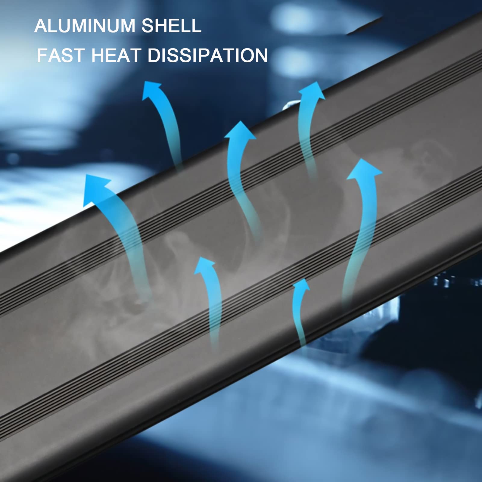 Acuario LED Iluminación Lámpara de Espectro Completo con Temporizador y Soporte Ajustable Lámpara LED para Peceras Resistente al Agua Luz para Acuarios Plantados