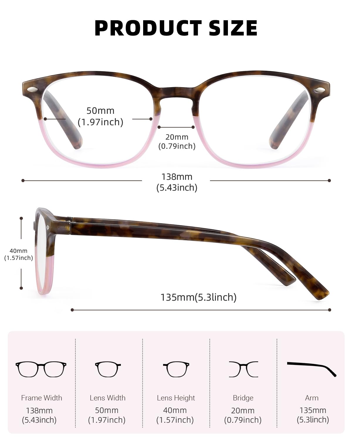 JM Gafas de Presbicia y Lectura. Cómodas y Duraderas con un Diseño Único. Para Mujer. [Pack 4 Unidades] — view 6