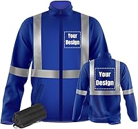 Vista 14 de YOWESHOP La chaqueta reflexiva de la seguridad de la alta visibilidad ligero respirable modifica