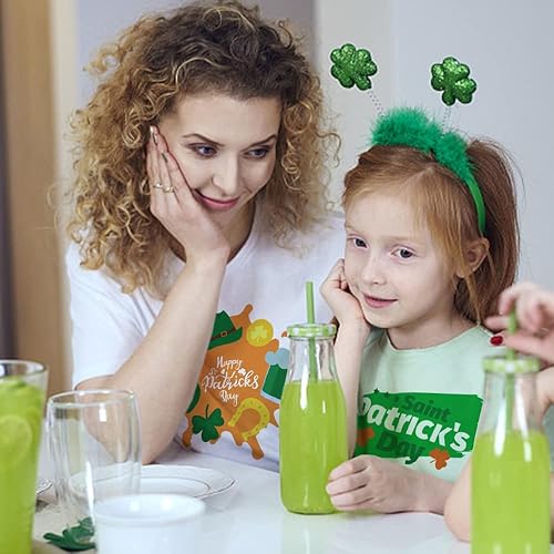 Miniatura 4 de Estivaux 6 vinilos de transferencia del día de San Patricio HTV para planchar en vinilo artesanal trébol irlandés apliques de transferencia de calor