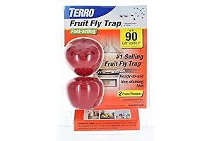 Terro Fruit Fly Traps Keep Fruit Flies Away: 2-Pack, 2 Traps