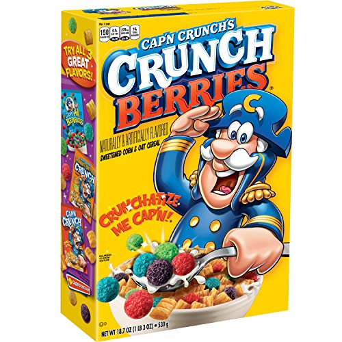 Cap'N Crunch Cereal, Crunchberries, 18.7oz - //coolthings.us