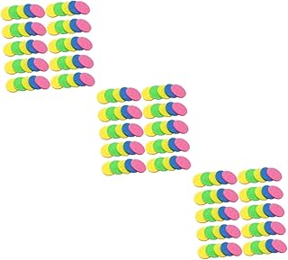 فوميز. 150 قطعة من اسفنجات تنظيف الوجه المستديرة القطنية لتقشير الوجه، اسفنجة تنظيف الوجه من السليلوز، اسفنجة تنظيف الوجه، اسفنجة مكياج سبا، لب الخشب