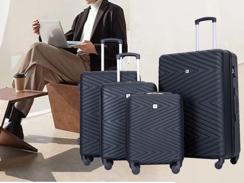 Amazon.com | Travelhouse 4 Piece Luggage Set, Lightweight Hardside