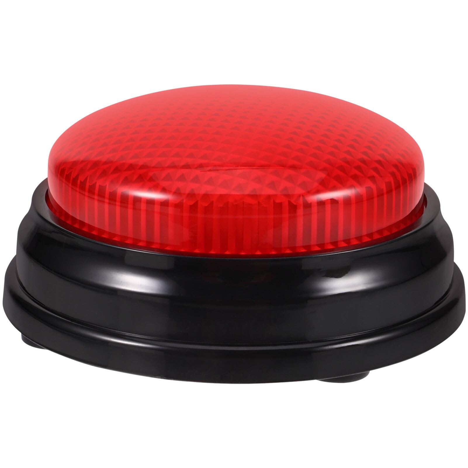 ibasenice Game Show Buzzers Answer Buzzers Sound Button Warning Sound Light Talking Button Funny Party Quiz Button Props Prank Toy Party Supply Red