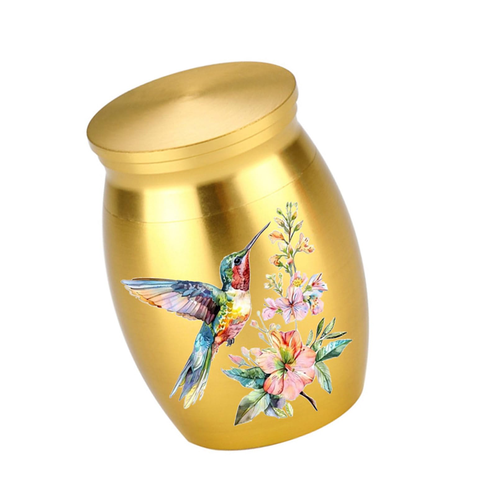 Aluminum Alloy Cremation Container with Artistic Detailing Ideal for Home Memorials Otherwise Scattering Ceremonies Cenotaph Jar for Debris