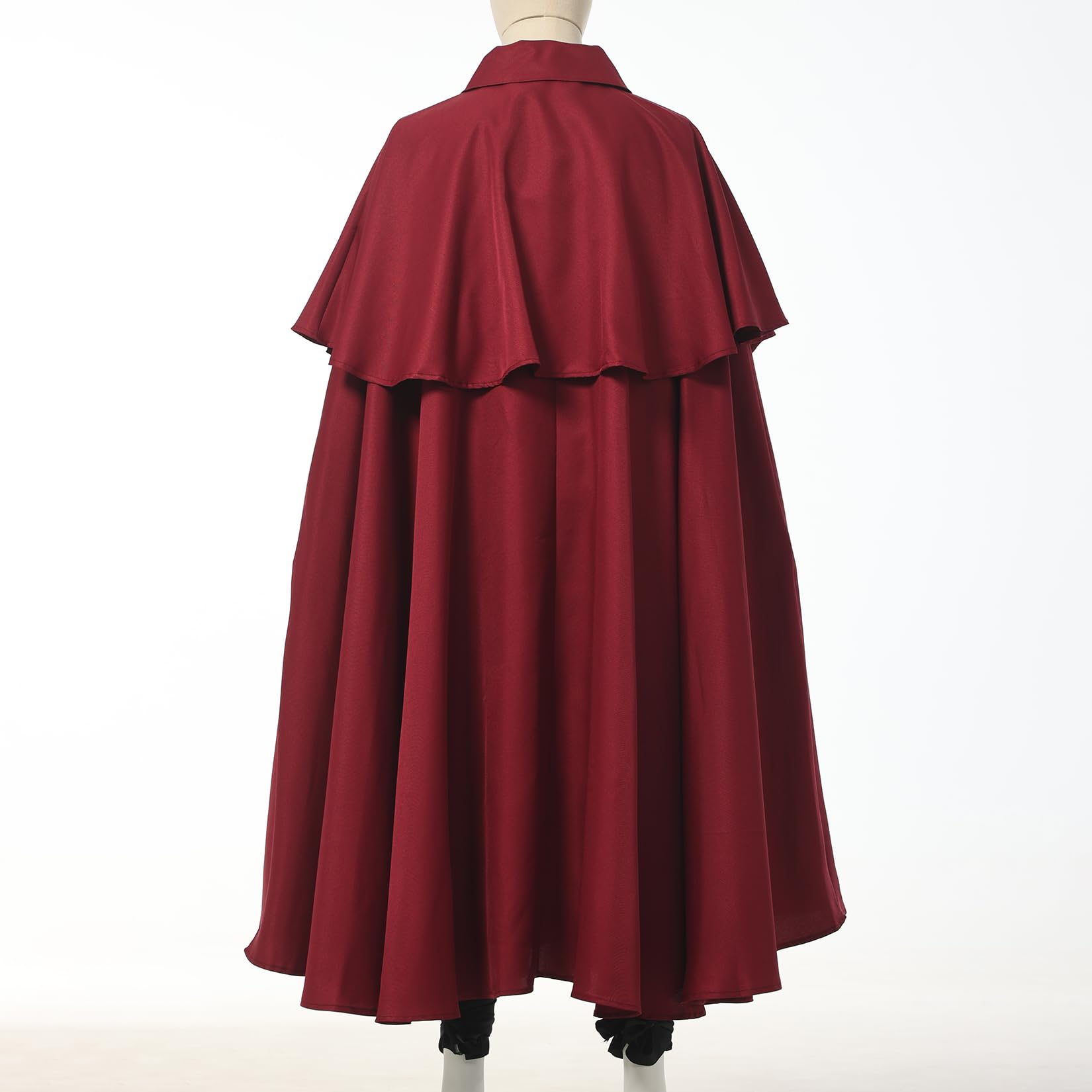 BPURB Cape de chevalier médiévale de la Renaissance pour homme – Costume steampunk unisexe pour Halloween, cosplay, fête gothique