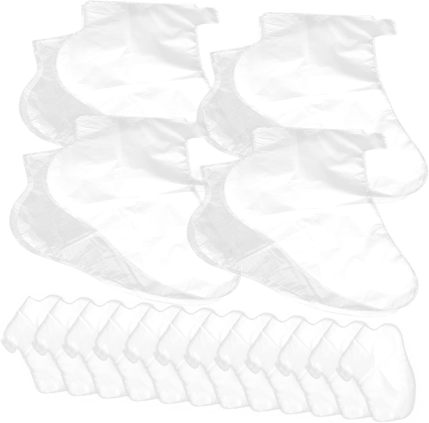 300Pcs Disposable Foot Covers Clear Moisturizing Use Covers for Feet Spa Home Hotel Travel Protection