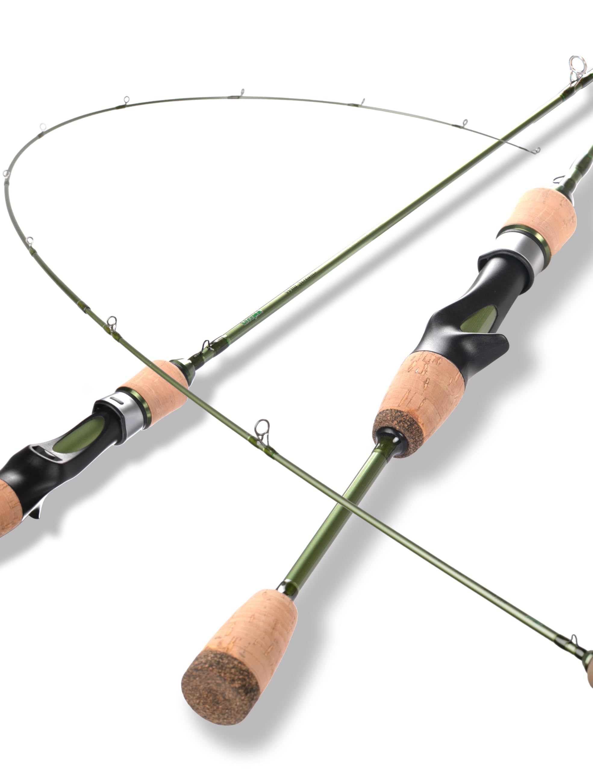 Amazon.com : LITTMA Wild Streams Ultralight Spinning&Casting Trout Rod, 2-Piece Fishing Rod for Crappie, Panfish & Micro Fishing, Green Carbon Fiber Blank with Cork Handle, 5'6/6'/6'6/7' : Sports & Outdoors Amazon.com : LITTMA Wild Streams Ultralight Spinning&Casting Trout Rod, 2-Piece Fishing Rod for Crappie, Panfish & Micro Fishing, Green Carbon Fiber Blank with Cork Handle, 5'6/6'/6'6/7' : Sports & Outdoors